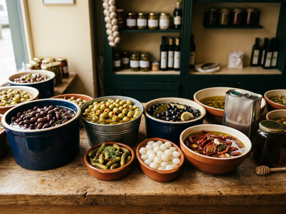 Aceitunas, encurtidos y productos griegos de Los Griegos