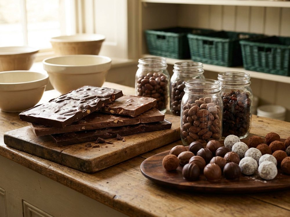 Chocolates, bombones y bañados en Los Griegos